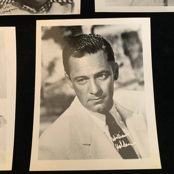 From De Luxe Photo Service 7 Vintage Hollywood Celebrity Actors Portraits B&W's - Picture 8 of 10